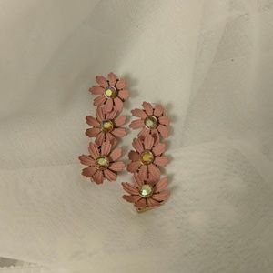 J.Crew Pink Floral Earrings